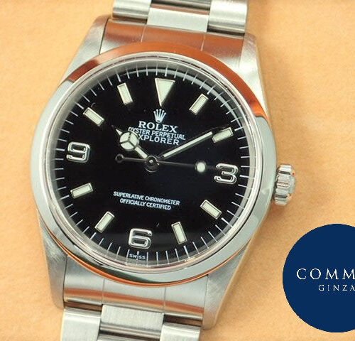 ロレックス エクスプローラーI Ref.14270 ブラック文字盤 中古 explorer-149 商品画像1