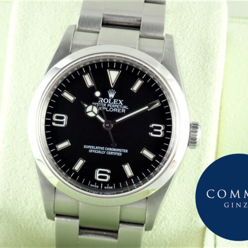ロレックス エクスプローラーI Ref.114270 ブラック文字盤 中古 explorer-225 商品画像1