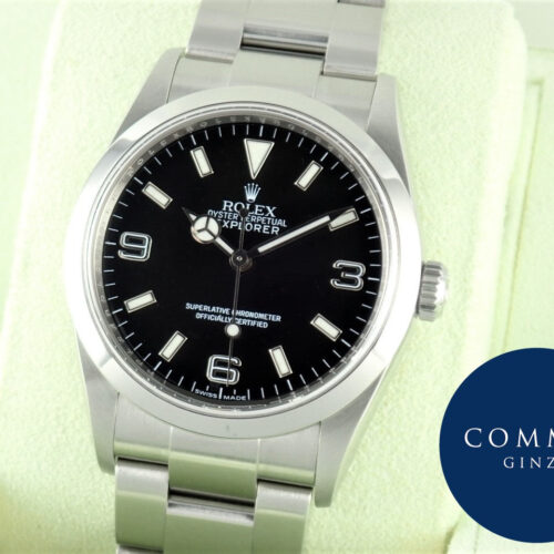 ロレックス エクスプローラーI Ref.114270 ブラック文字盤 中古 explorer-236 商品画像1
