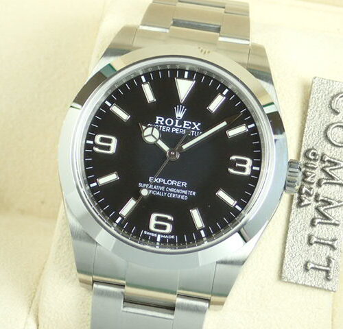 ロレックス エクスプローラー Ref.214270 ブラック文字盤 中古 explorer-28 商品画像1