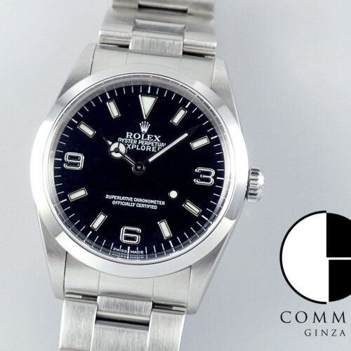 ロレックス エクスプローラーI Ref.14270 ブラック文字盤 中古 explorer-307 商品画像1