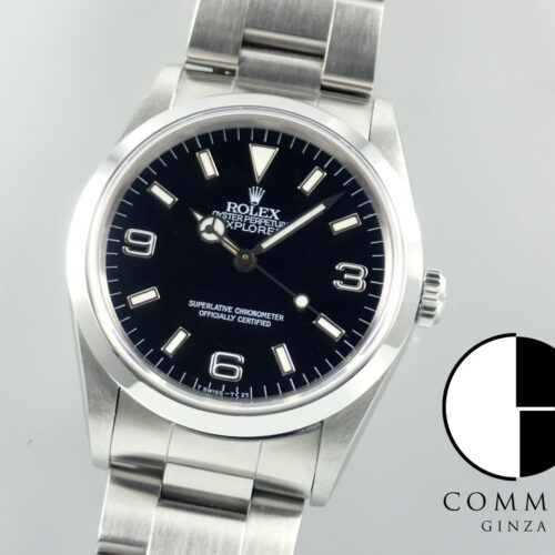 ロレックス エクスプローラーI Ref.14270 ブラック文字盤 中古 explorer-317 商品画像1