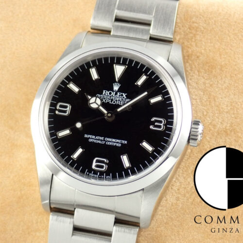 ロレックス エクスプローラーI Ref.14270 ブラック文字盤 中古 explorer-327 商品画像1