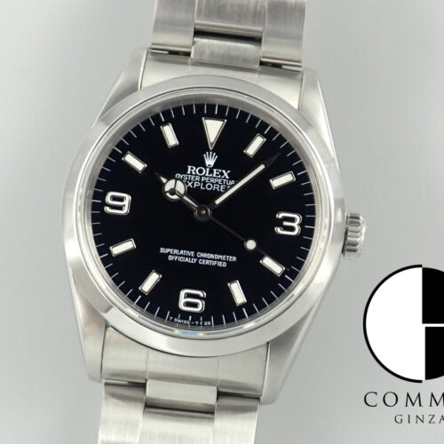ロレックス エクスプローラーI Ref.14270 ブラック文字盤 中古 explorer-347 商品画像1