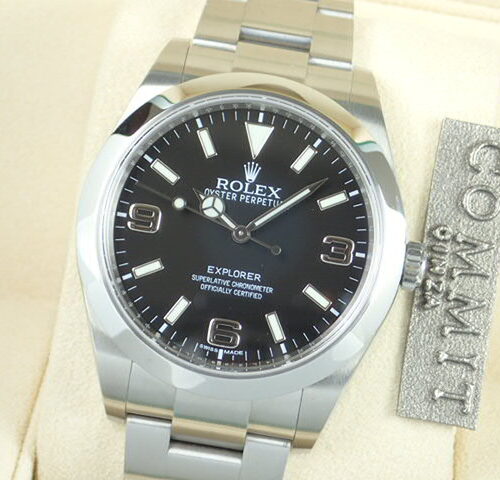 ロレックス エクスプローラー Ref.214270 ブラック文字盤 中古 explorer-35 商品画像1