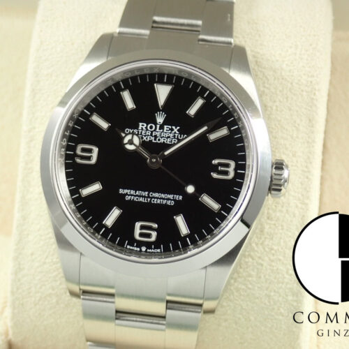 ロレックス エクスプローラー Ref.124270 ブラック文字盤 未使用 explorer-355 商品画像1