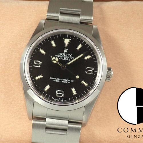 ロレックス エクスプローラーI Ref.14270 ブラック文字盤 中古 explorer-357 商品画像1