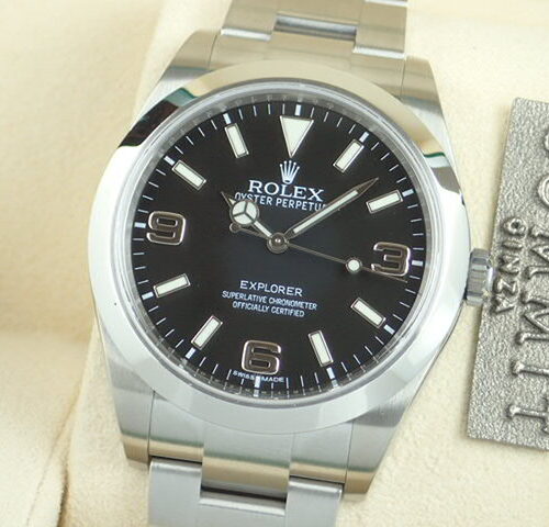 ロレックス エクスプローラー Ref.214270 ブラック文字盤 中古 explorer-37 商品画像1
