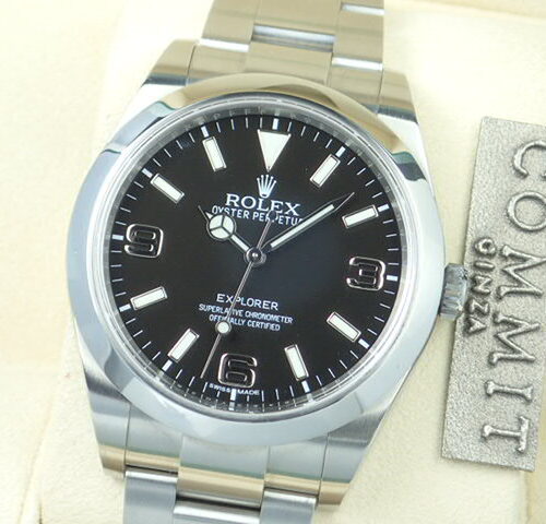 ロレックス エクスプローラー Ref.214270 ブラック文字盤 中古 explorer-38 商品画像1