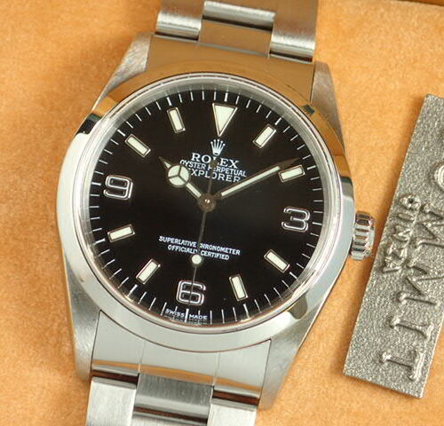 ロレックス エクスプローラーI Ref.14270 ブラック文字盤 中古 explorer-44 商品画像1