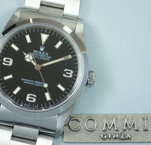 ロレックス エクスプローラーI Ref.14270 ブラック文字盤 中古 explorer-46 商品画像1