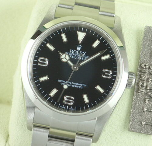 ロレックス エクスプローラーI Ref.114270 ブラック文字盤 中古 explorer-51 商品画像1