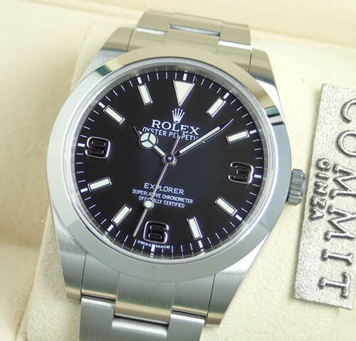 ロレックス エクスプローラー Ref.214270 ブラック文字盤 中古 explorer-55 商品画像1