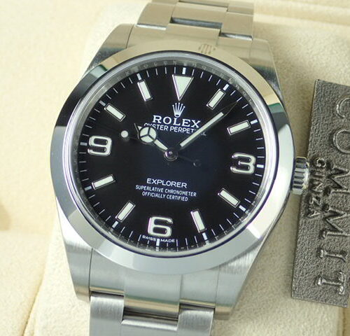 ロレックス エクスプローラー Ref.214270 ブラック文字盤 中古 explorer-60 商品画像1