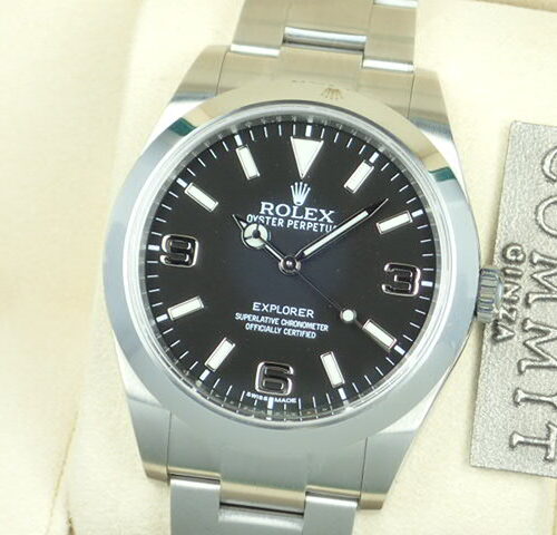ロレックス エクスプローラー Ref.214270 ブラック文字盤 中古 explorer-67 商品画像1