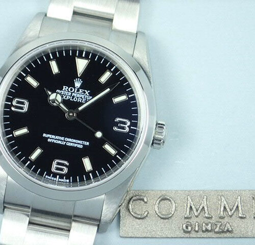ロレックス エクスプローラーI Ref.114270 ブラック文字盤 中古 explorer-76 商品画像1