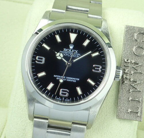 ロレックス エクスプローラーI Ref.114270 ブラック文字盤 中古 explorer-78 商品画像1