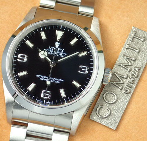 ロレックス エクスプローラーI Ref.14270 ブラック文字盤 中古 explorer-81 商品画像1