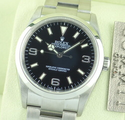 ロレックス エクスプローラーI Ref.114270 ブラック文字盤 中古 explorer-83 商品画像1