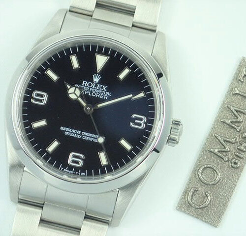 ロレックス エクスプローラーI Ref.14270 ブラック文字盤 中古 explorer-90 商品画像1
