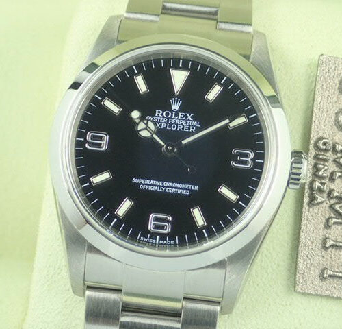 ロレックス エクスプローラーI Ref.114270 ブラック文字盤 中古 explorer-95 商品画像1