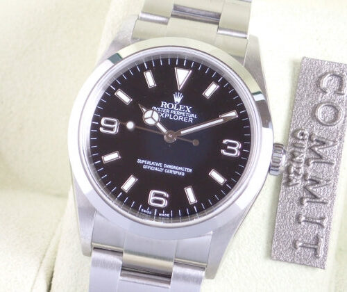 ロレックス エクスプローラーI Ref.114270 ブラック文字盤 中古 explorer1-10 商品画像1