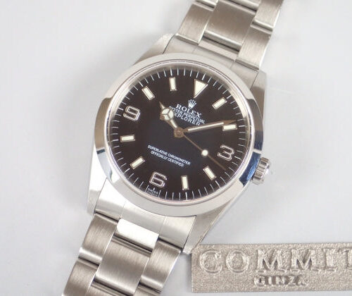 ロレックス エクスプローラーI Ref.14270 ブラック文字盤 中古 explorer1-2 商品画像1