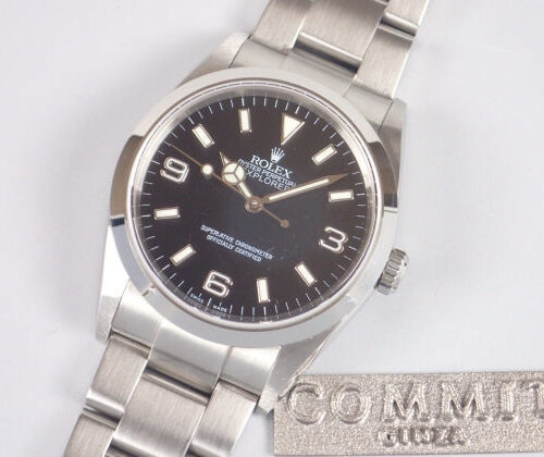 ロレックス エクスプローラーI Ref.114270 ブラック文字盤 中古 explorer1-4 商品画像1