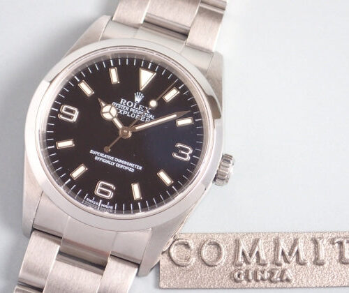 ロレックス エクスプローラーI Ref.114270 ブラック文字盤 中古 explorer1-5 商品画像1