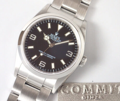 ロレックス エクスプローラーI Ref.114270 ブラック文字盤 中古 explorer1-7 商品画像1