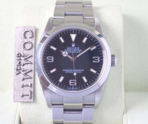 ロレックス エクスプローラーI Ref.114270 ブラック文字盤 中古 explorer1-8 商品画像1