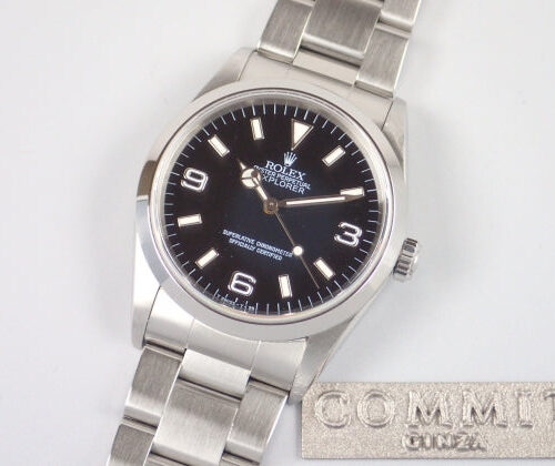 ロレックス エクスプローラーI Ref.14270 ブラック文字盤 中古 explorer1 商品画像1