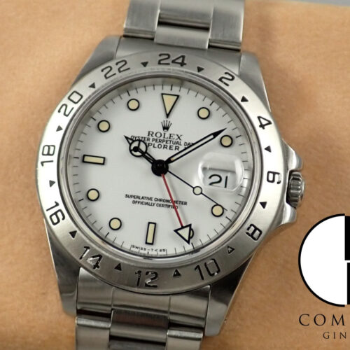 ロレックス エクスプローラーII Ref.16570 ホワイト文字盤 中古 explorer2-153 商品画像1