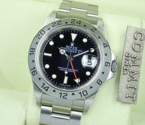 ロレックス エクスプローラーII Ref.16570 ブラック文字盤 中古 explorer2-42 商品画像1