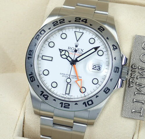 ロレックス エクスプローラーII Ref.216570 ホワイト文字盤 中古 explorer2-22 商品画像1
