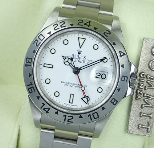 ロレックス エクスプローラーII Ref.16570 ホワイト文字盤 中古 explorer2-30 商品画像1
