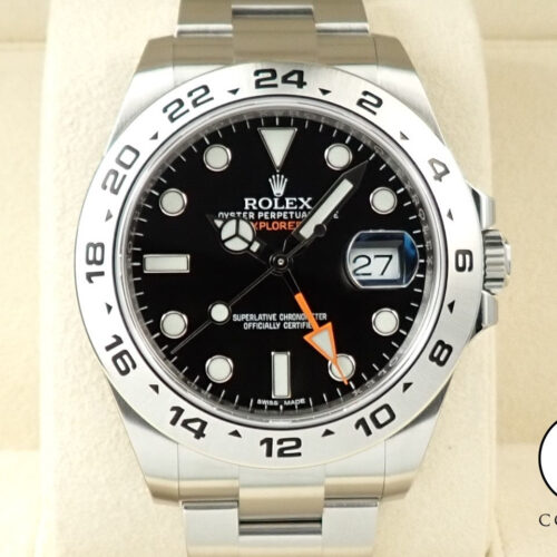 ロレックス エクスプローラーII Ref.216570 ステンレススチール ブラック文字盤 商品画像1