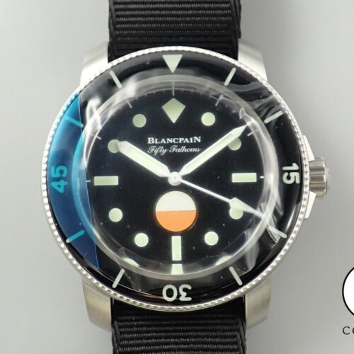 ブランパン フィフティ ファゾムス HODINKEE Ref.5008-11B30-NABA ブラック文字盤 未使用 S3J9377A 商品画像1