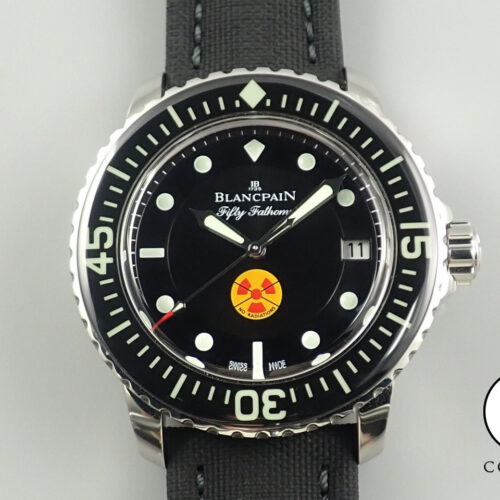 ブランパン フィフティ ファゾムス Ref.5015B-1130-52 ブラック文字盤 極美品 K02PPFTV 商品画像1