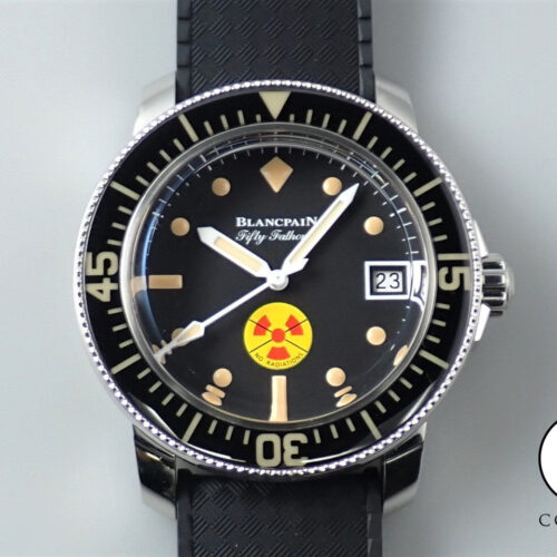 ブランパン フィフティ ファゾムス Ref.5008D-1130-B64A ブラック文字盤 極美品 CMY37P59 商品画像1
