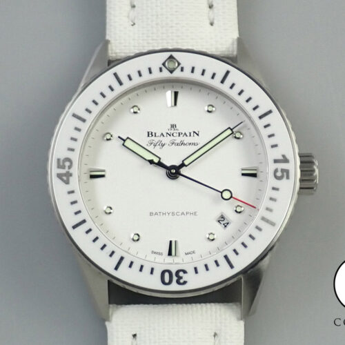ブランパン フィフティ ファゾムス バチスカーフ Ref.5100-1127-W52A ホワイト文字盤 未使用 J713S0CL 商品画像1