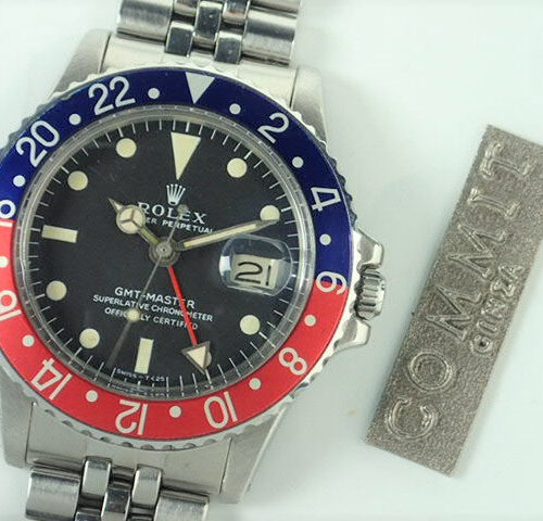 ロレックス GMTマスター Ref.1675 ブラック文字盤 中古 gmt-master-107 ジュビリーブレスレット 商品画像1