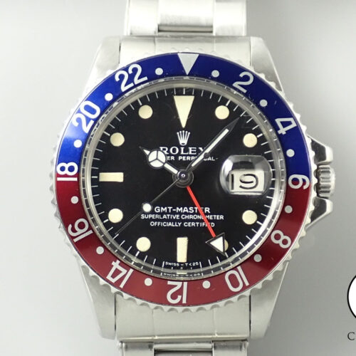 ロレックス GMTマスター Ref.1675 ステンレススチール ブラック文字盤 オイスターブレスレット 商品画像1