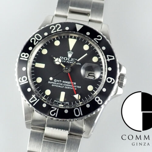 ロレックス GMTマスター Ref.1675 ブラック文字盤 中古 gmt-master-176 オイスターブレスレット 商品画像1