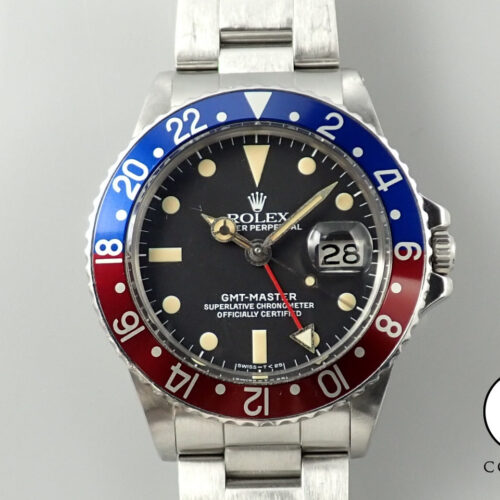 ロレックス GMTマスター Ref.1675 ステンレススチール ブラック文字盤 オイスターブレスレット 商品画像1