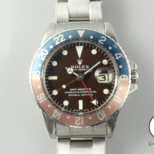 ロレックス GMTマスター Ref.1675 ステンレススチール ブラック文字盤 オイスターブレスレット 商品画像1