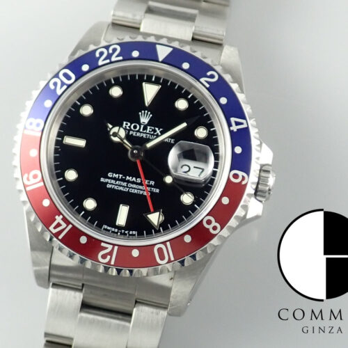 ロレックス GMTマスター Ref.16700 ブラック文字盤 中古 gmt-master-185 オイスターブレスレット 商品画像1