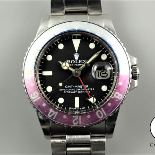 ロレックス GMTマスター Ref.1675 ステンレススチール ブラック文字盤 オイスターブレスレット 商品画像1