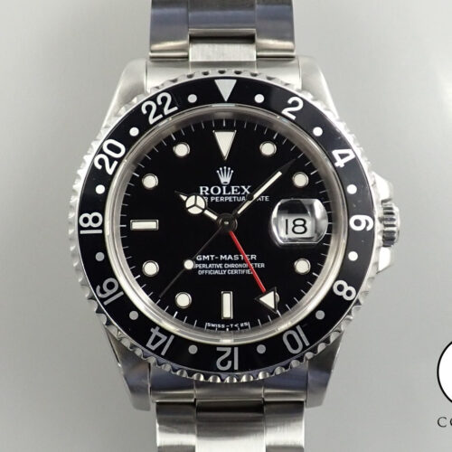 ロレックス GMTマスター Ref.16700 ステンレススチール ブラック文字盤 オイスターブレスレット 中古 2FJMKVCP 商品画像1