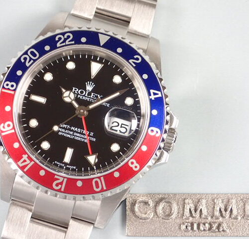 ロレックス GMTマスターII Ref.16710BLRO ブラック文字盤 中古 gmt-master-20 オイスターブレスレット 商品画像1